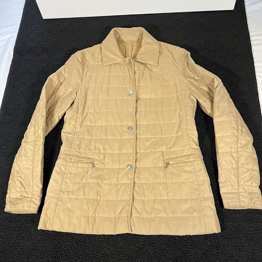 Husky Jacket Womens 42 Made In Italy Quilted Coat Bomber Vintage Naples